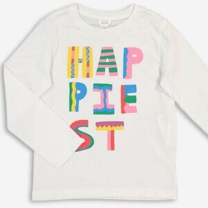 NWT Stella McCartney Kids Happiest Print Long Sleeve Tee Shirt